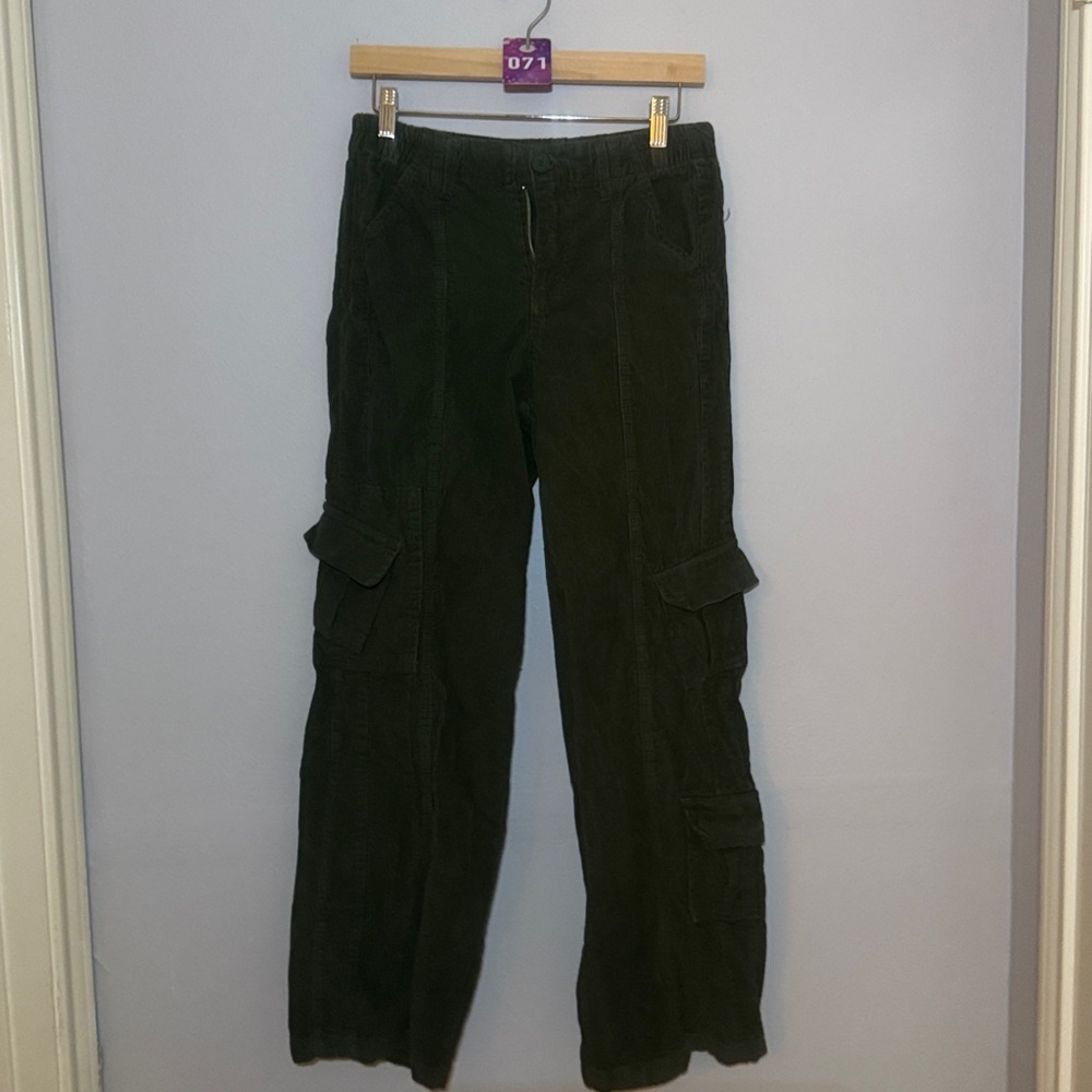 Angel Kiss Dark Green Straight Leg Pants
